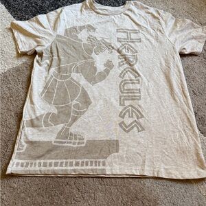 Disney Hercules D23 EXPO 25th Anniversary Parks Shirt- Beige - Large